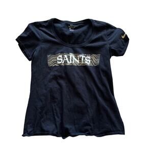 NFL Nike New Orleans Saints Women's SM Athletic Cut Graphic T-shirt
